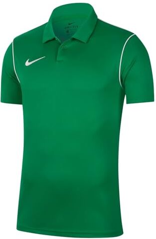 Nike Polo da Uomo Park 20, Uomo, Polo, , Verde Pino, Bianco, Bianco., S/M