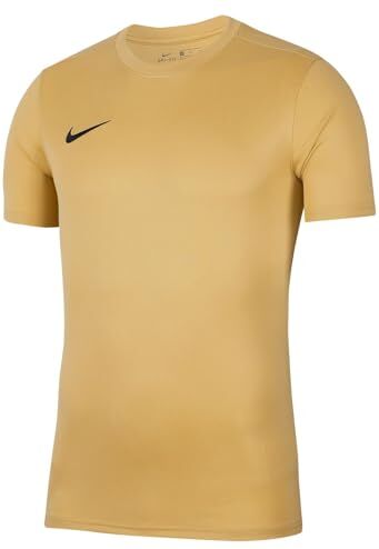 Nike M Nk Dry Park VII JSY SS, Maglietta a Maniche Corte Uomo, Oro (Jersey Gold/Black), XL