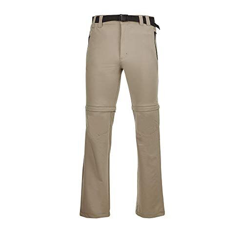 CMP Pantaloni Zip Off Elasticizzati Da Uomo, Corda, 58