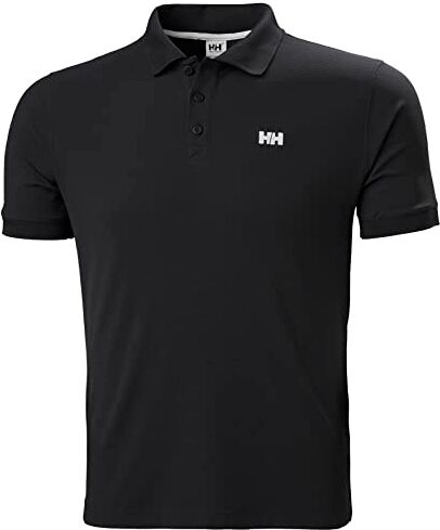 Helly Hansen Uomo Polo Driftline, M, Nero