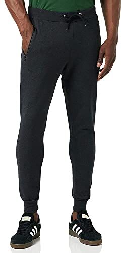 FM London Pantaloni Tuta Uomo Pantalone Tuta Uomo con Tasche con Zip Ottime per Uso Quotidiano e Sport Comodi e Morbidi Pantaloni da Jogging Pantaloni Palestra, Grigio Scuro, XL