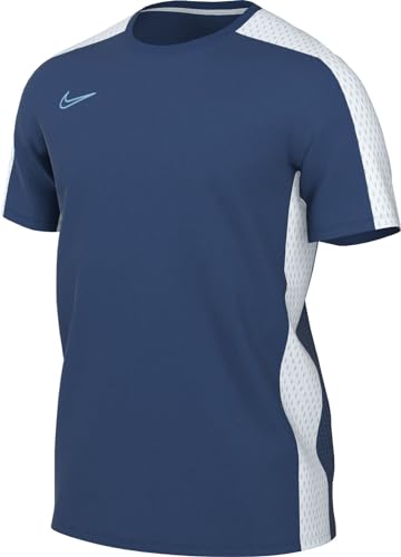 Nike M Nk DF Acd23 Top SS Br Maniche Corte, Court Blue/White/Aquarius Blue, XS Uomo