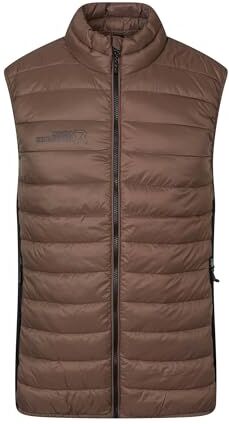 Rock Experience FORTUNE HYBRID MAN VEST UOMO Giacca 0274 DEEP TAUPE+0208 CAVIAR 3XL