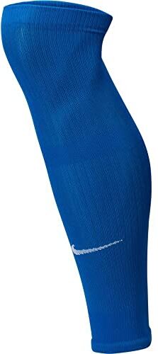 Nike Squad, Calzettone Senza Piede Unisex Adulto, Royal Blu/Bianco, S/M