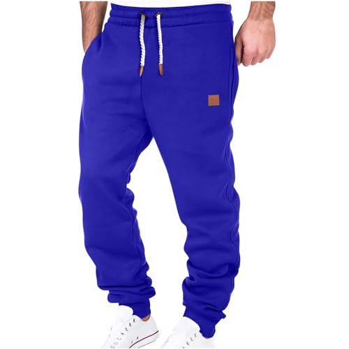 Generico 224 Pantaloni della Tuta Lunghi Joggers in Cotone Leggero per Uomo Pantaloni da Uomo Casual Sportivi Pantaloni da Jogging da Uomo Leggeri Ideali per Casa Palestra Corsa attività Sportiva Jogging