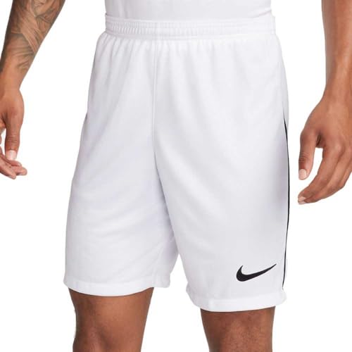 Nike M NK DF Lge Knit III Short K Pantaloni Sportivi Uomo White/Black/Black Taglia XL