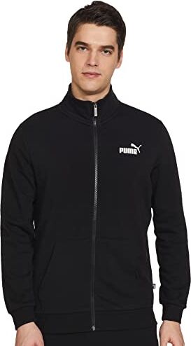 Puma Ess Track Felpa con Cappuccio  Black XL