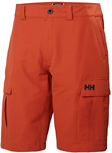 Helly Hansen HH Qd-Pantaloncini Cargo da 28 cm, Canyon, 30 Uomo