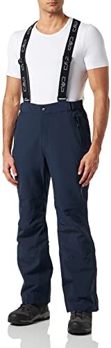 CMP Salopette Sci Elasticizzata Da Uomo Pantaloni, Black Blue, 50