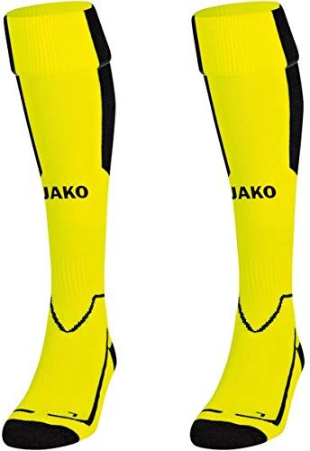 JAKO Calzettoni unisex Lazio, Unisex Adulto, , giallo fluo/nero, 3 (35-38)