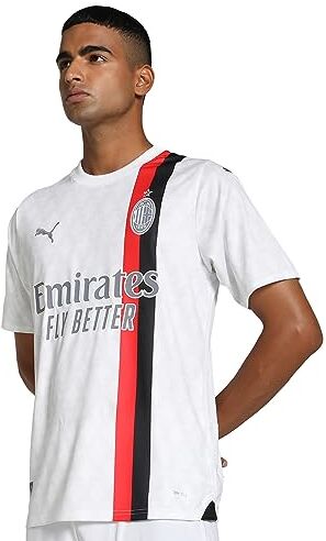 AC Milan Maglia Gara Away, Stagione 23/24,Bianco,Adulto,Unisex, L