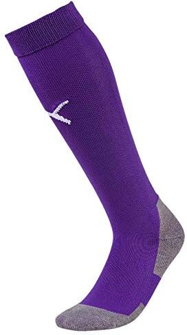 Puma Team Liga Socks Core Calzettoni da Calcio, Viola (Prism Violet/White), 39-42 Uomo