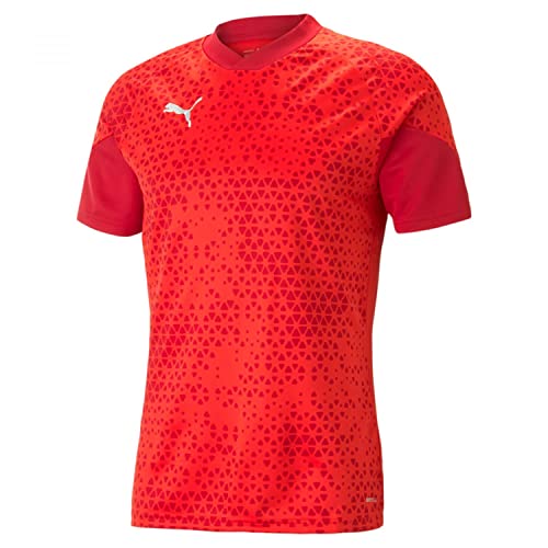 Puma Teamcup-Maglia da Allenamento, Maglietta Uomo, Rosso, 3XL