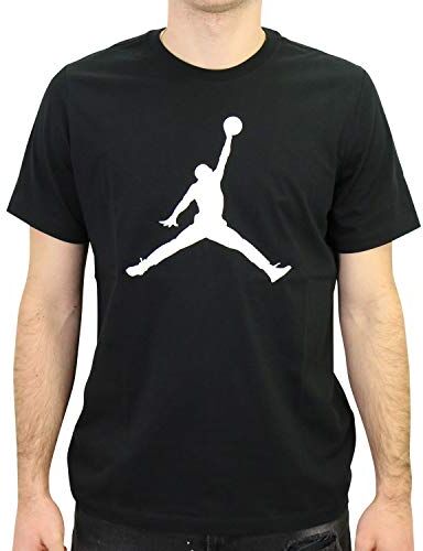 Nike M J Jumpman Ss Crew T-shirt, Uomo, black/white, 2XL