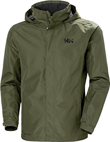 Helly Hansen Uomo Giacca Dubliner Impermeabile, L, Verde