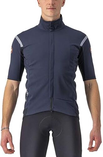 CASTELLI GABBA RoS 2 Giacca UOMO BELGIAN BLUE/SILVER REFLEX Taglia XL