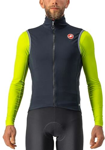 CASTELLI 4522514 PERFETTO RoS 2 VEST Gilet sportivo Uomo LIGHT BLACK 3XL