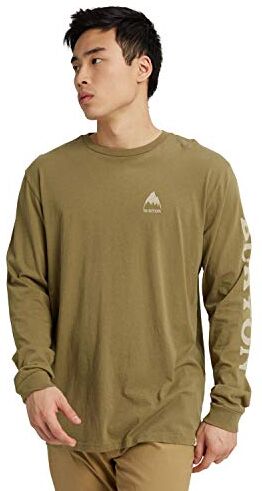 Burton Elite, Maglia A Maniche Lunghe Uomo, Martini Olive, M