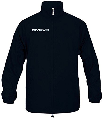 GIVOVA Rain Basico Giacca Impermeabile, Unisex adulto, Nero, 3XS