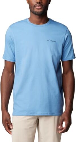 Columbia Rockaway River Back Graphic Short Sleeve Tee, T-Shirt Uomo, Skyler, Rocky Road,