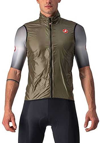 CASTELLI 4520057-232 ARIA VEST Uomo Gilet sportivo BROWN M