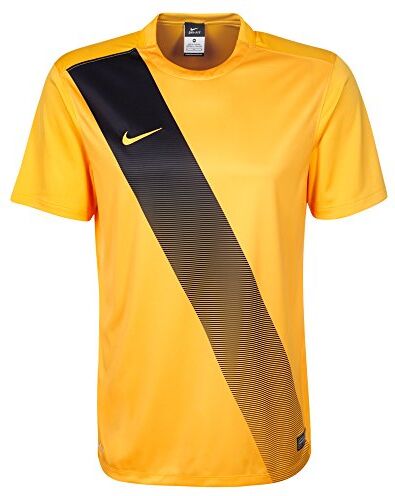 Nike Maglia A Maniche Corte Sash, Mezza Uomo, Oro_Nero_Bianco, 2XL