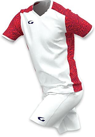 GEMS KIT LAOS Kit da calcio Unisex Adulto BIANCO/ROSSO S