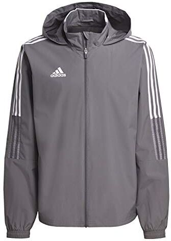 Adidas Tiro21 AW Jkt, all-Weather Jacket Mens, Team Grey Four, 3XL