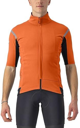 CASTELLI GABBA RoS 2 Giacca UOMO RED ORANGE/DARK GRAY Taglia M