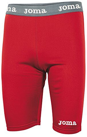 Joma Fleece Pantaloncini Termici, Rosso, XL