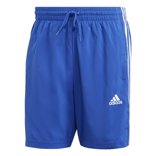 Adidas Aeroready Essentials Chelsea 3-stripes Shorts Pantaloncini, Semi Lucid Blue/White, XS Uomo