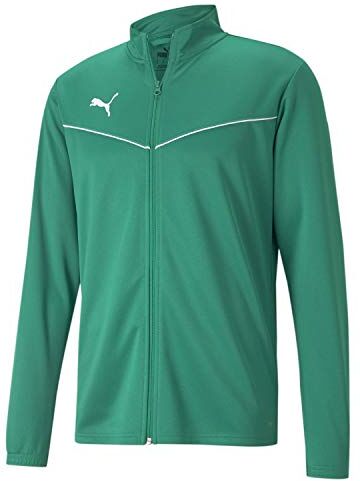 Puma teamRISE Training Poly Jacket, Giacca sportiva Uomo, Pepper Green/White, M