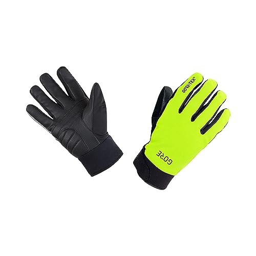 GORE WEAR C5 GORE-TEX Thermo Gloves, Guanti Unisex Adulto, Giallo Neon Nero, 5