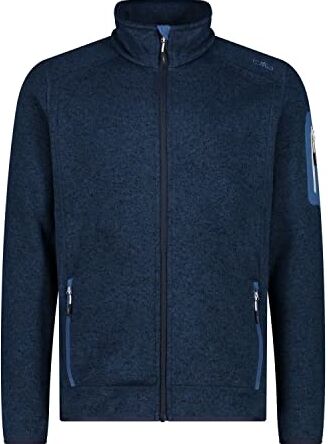 CMP Giacca In Pile Knit-Tech Da Uomo, Inchiostro-Stone, 46