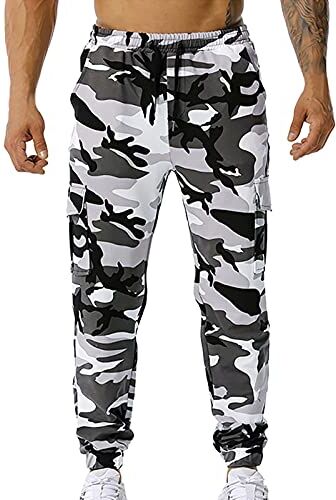 EODJXIO pantaloni casual uomo sport Elasticizzati tennis Pantaloni Casual Jogger pantaloni trekking uomo Pantaloni da uomo elasticizzati escursioni Stretch Elasticizzati trekking