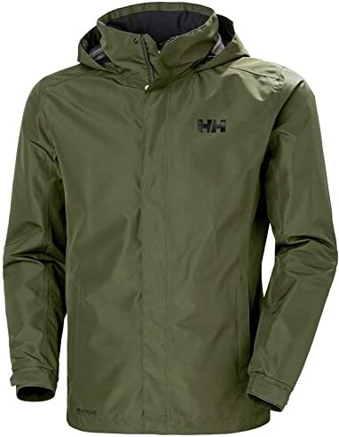 Helly Hansen Uomo Dubliner Jacket, Verde scuro, S