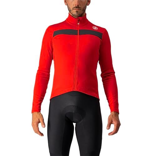 CASTELLI 4518511-023 Puro 3 Jersey FZ Maglia Lunga Uomo Red/Black Reflex Taglia XL