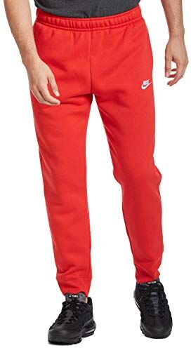 Nike , Jogging, M Nsw Club Jggr, Rosso Università/Rosso Università/Bianco 657, L