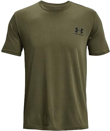 Under Armour Ua Sportstyle Lc Ss Maglietta, Marine Od Green, S Uomo