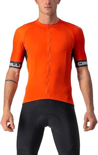 CASTELLI 4522025-656 ENTRATA VI Jersey Maglia Lunga Fiery Red/Dark Gray-Ivory L