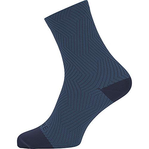 GORE WEAR C3 Calzini da ciclismo unisex, 38-40, Blu marino/Blu scuro