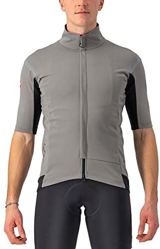 CASTELLI GABBA RoS 2 Giacca Uomo, NICKEL GRAY/TRAVERTINE GRAY XL