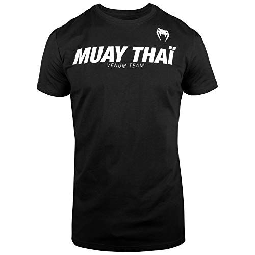 VENUM Muay Thai VT, Maglietta Uomo, Nero/Bianco, S