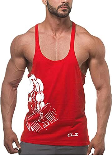 Cabeen Uomo Palestra Canotta Bodybuilding Canottiera Maglie Sportive Senza Maniche Gym Fitness Tank Top