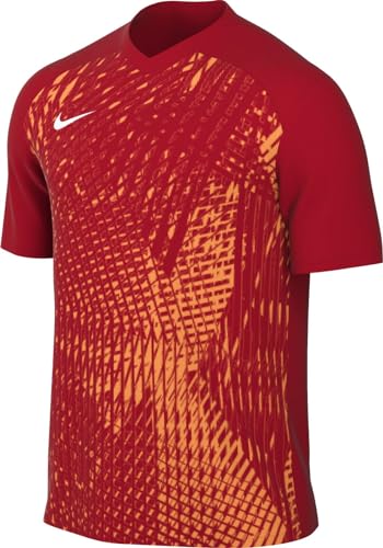 Nike Mens Short-Sleeve Soccer Jersey M Nk DF Prcsn VI JSY SS, University Red/Bright Citrus/White, , XS