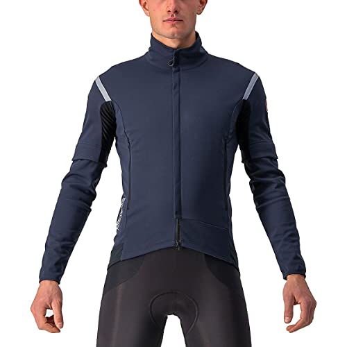 CASTELLI PERFETTO RoS 2 CONVERTIBLE JAC Giacca Uomo SAVILE BLUE/SILVER GRAY 3XL