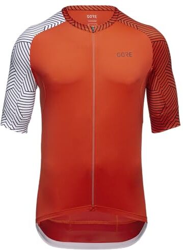 GORE WEAR C5 Jersey, Jerseys Uomo, Fireball/White, XXL