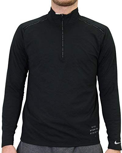 Nike Run Division Dry Fit Element Sweatshirt Black/Black/Reflective Silv XL