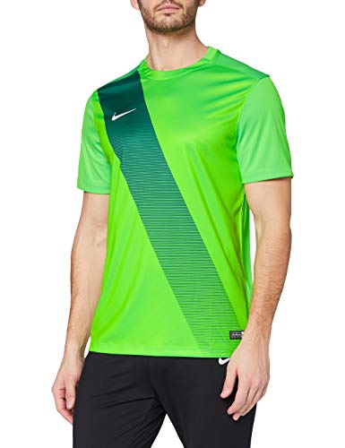 Nike Maglia A Maniche Corte Sash, Mezza Uomo, Verde_Verde_Bianco, 2XL