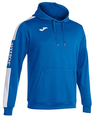 Joma .702.XS Campionato IV Royal Felpa con Cappuccio Bianco